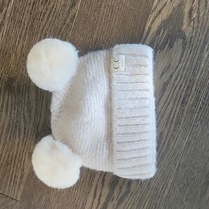 Pom Pom C.C. Kids Knit Beanie Hat